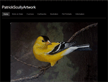 Tablet Screenshot of patrickscullyartworks.com